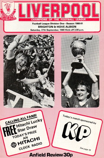 Match programme
